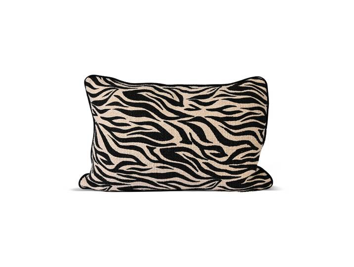 Byon Coussin Anima L 40x60 cm Zebra-noir