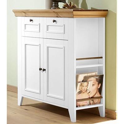 Kommode OTTO HOME "Skandinavia", gelb (weiß, honigfarben), B:100cm H:95cm T:38cm, Sideboards, Kommode, aus massiver Kiefer