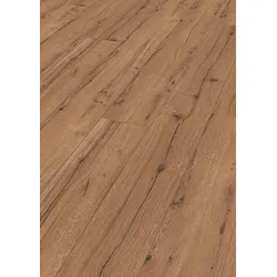 MEISTER Laminatboden MeisterDesign. laminate LL 150 2052 x 220 x 8 mm 06256 Eiche rustikal cognac Rohholz-Poren-Struktur
