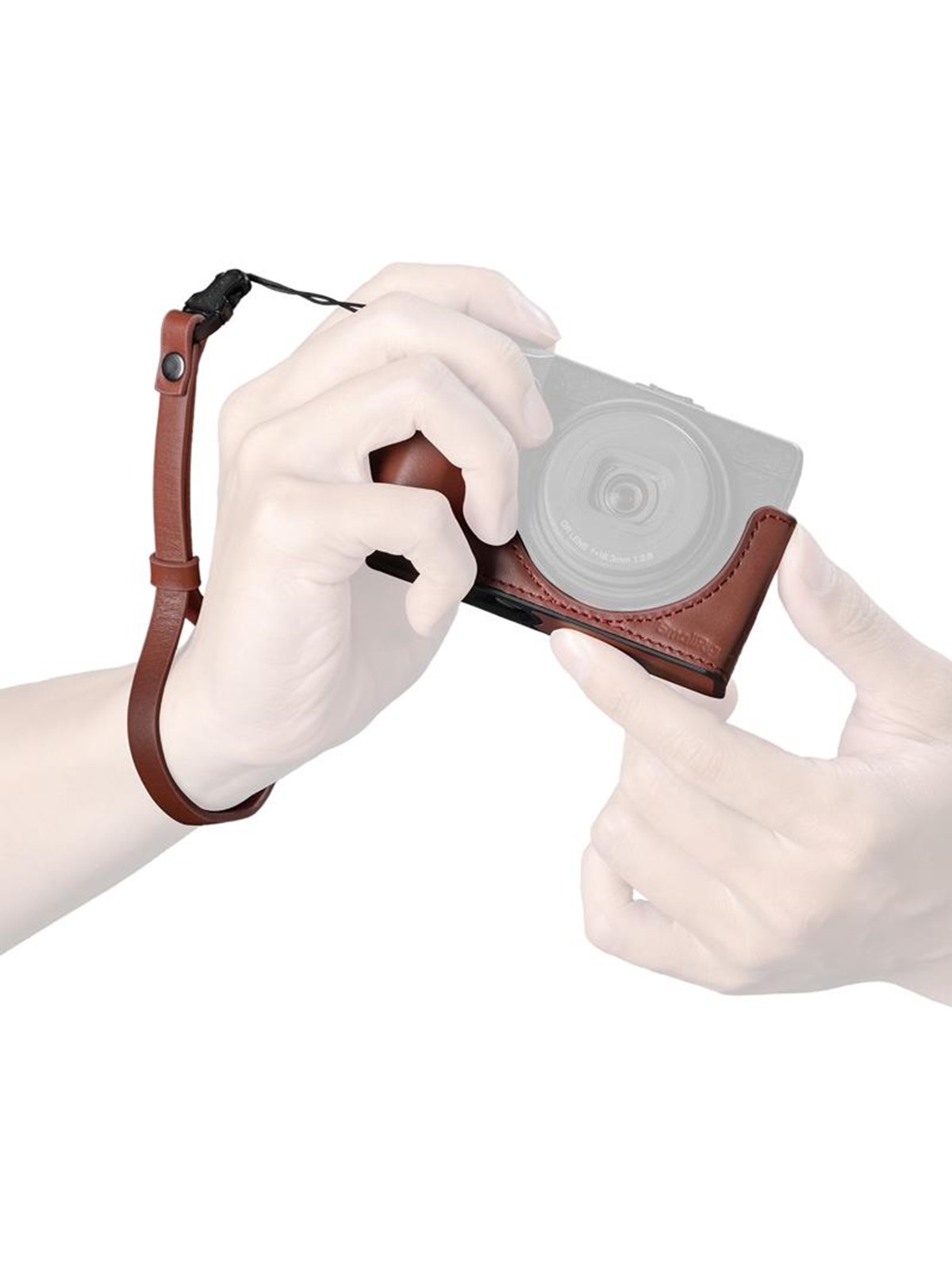 SmallRig 5678 Leather Case Kit for RICOH GR IV / GR III / GR IIIx / GR III HDF / GR IIIx HDF (Red)