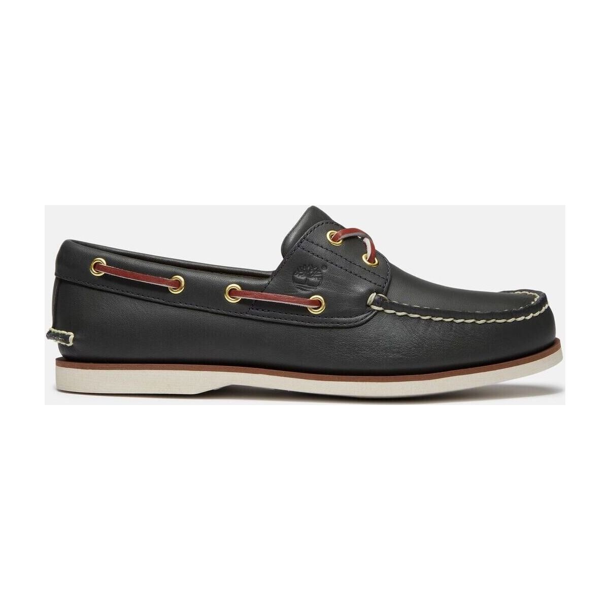 Timberland Mens Boat Shoe blue 8.5 Wide Fit TB1740364841-8.5-Wide Fit