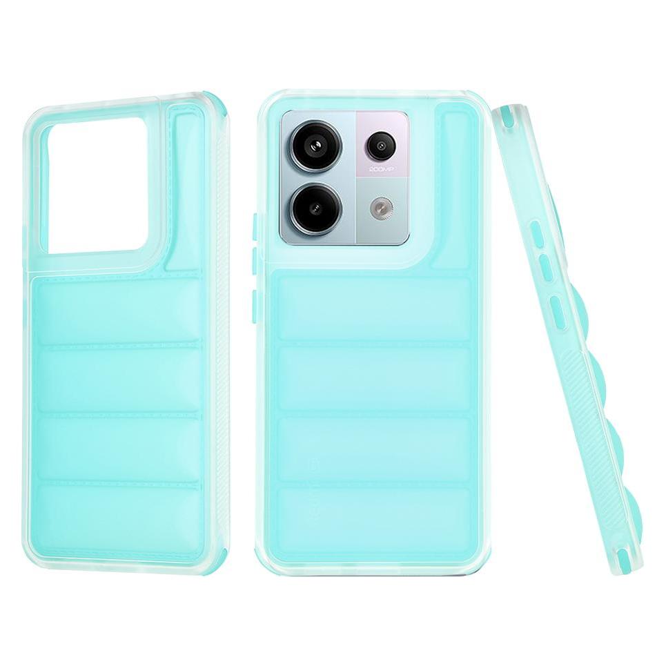 Techsuit - Wave Shield - Xiaomi Redmi Note 13 Pro 5G / Poco X6 - Turquoise (Xiaomi Poco X6, Xiaomi Redmi Note 13 Pro 5G) (56350238)