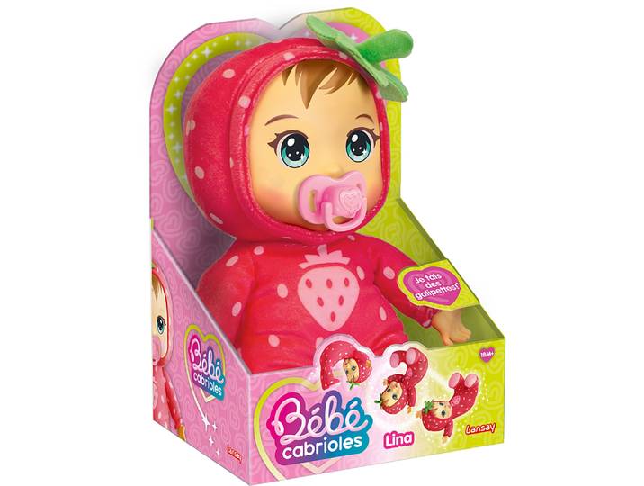 MON BEBE CABRIOLES LINA LA FRAISE