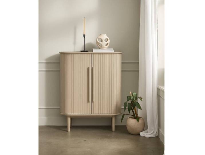 Opbergkast Meta eikenhout 118 cm - Naturel