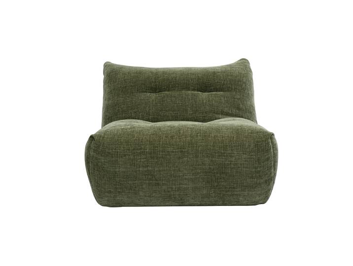 Lounge-Sessel in kaki-gefärbtem Samt-Textur-Effekt BUMPY