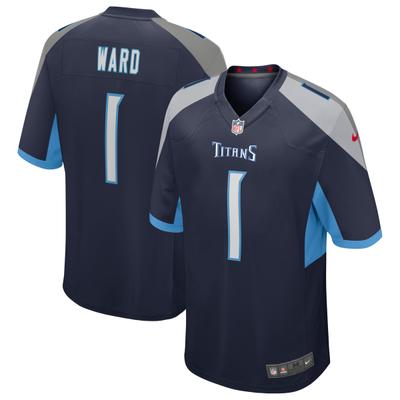 Footballtrikot NIKE "Nike Trikot Tennessee Titans NFL Home Game Jersey Ward 1", Herren, Gr. XL, mehrfarbig, 100% Polyester, Trikots