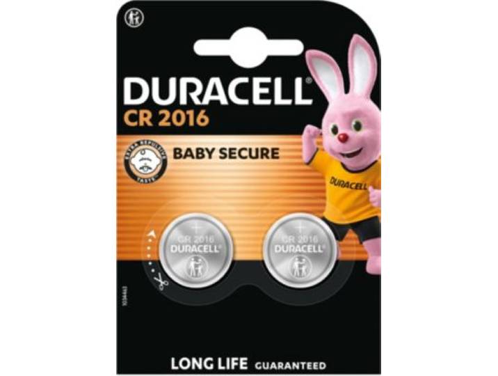 Duracell - Pile Dl/Cr 2016, Pack De 2 Unités