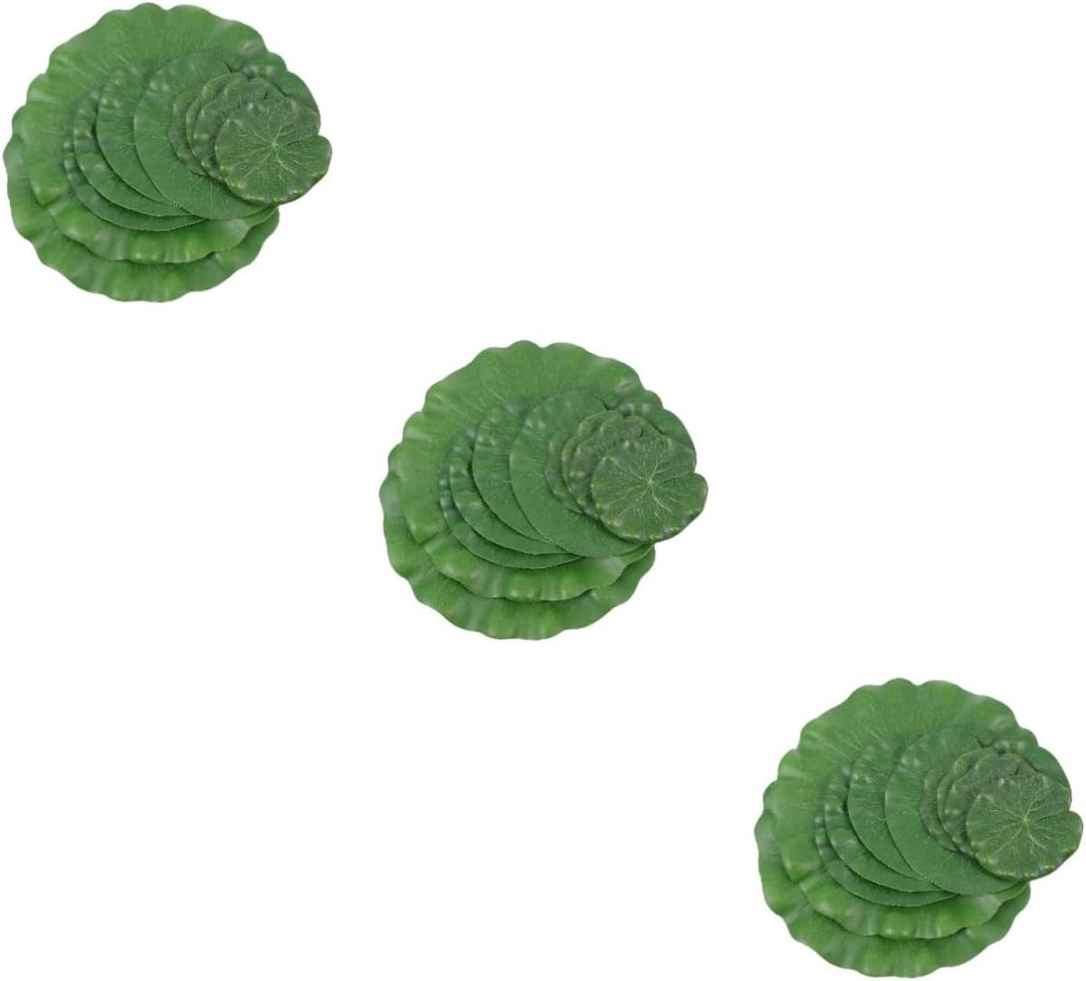 30 stuks Kunstmatige Lotusbladeren voor Vijver Decoratie - Groen