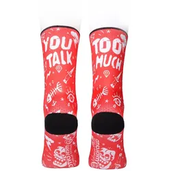 MALDITA BUENA SUERTE Socken You talk too much | rot