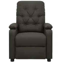 vidaXL Massagesessel Elektrisch Taupe Stoff