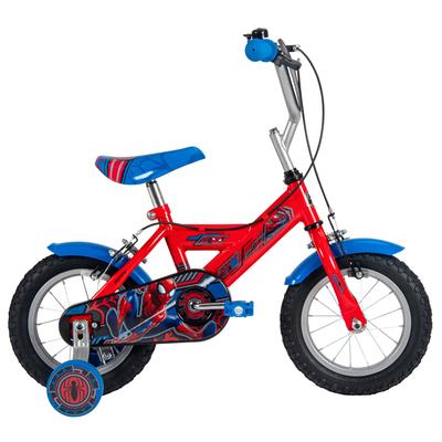 Kinderfahrrad HUFFY "Huffy Marvel Spider-Man 12-Zoll-Fahrrad", rot, Fahrräder, Kinder, 12 Zoll (30,48cm) hinten: 12 Zoll (30,48cm)