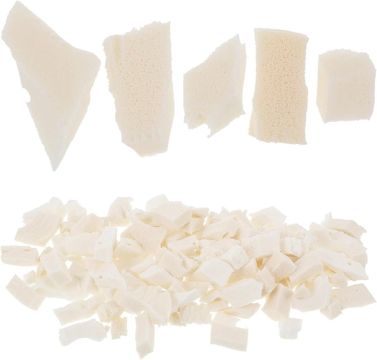 Latex Kussenvulling voor Poef en Meubels - Wit - 1 kg