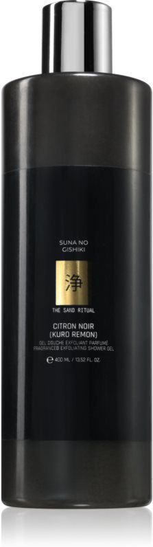 Vila Hermanos Suna No Gishiki Citron Noir (Kuro Remon) shower gel with an exfoliating effect 400 ml