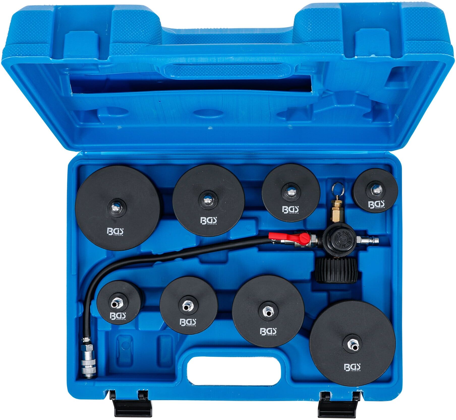 BGS Turbolader-Ladeluft-System-Prüfkoffer-Satz, 9-tlg. ; BGS technic (70339)