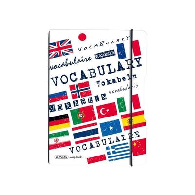 Herlitz Notizheft flex PP A5, 40 Blatt, Lineatur 53 Vokabeln, my.book