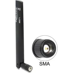DELOCK LTE-Antenne SMA -0,8-3,0dBi Kippgelenk GSM/UMTS/WLN