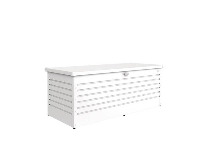 Kissenbox, Weiss, Metall, 181x71x79 cm, rostfrei, wetterbeständig, Gartenzubehör, Gartenbox