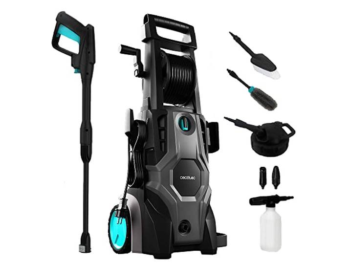 Cecotec Nettoyeur Haute Pression HydroBoost 2400 AdvanceClean\, 2400 W\, Moteur Brushless\, Maison\, Jardin/voiture\, Débit 480 l/h\, Pression 180 Bars\, Pompe en aluminium\, Rayon d'action 14 m