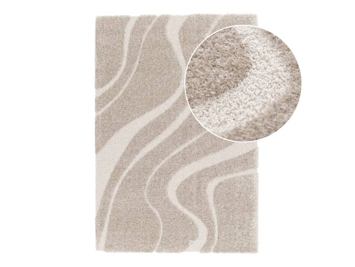 Hochflorteppich Naro 200 x 290cm Grau/Grau