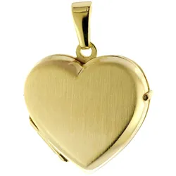 trendor 51092 Medaillon Herz Anhänger Gold 333 / 8K