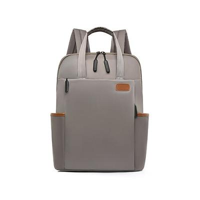 Minimalistischer, wasserdichter Laptop-Rucksack für Damen – leichte Reise- und Arbeitstasche mit Gepäckgurt, perfekt für den Schulanfang, Geschäftsreisen und das tägliche Pendeln