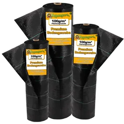 280m2 Bodengewebe Unkrautfolie Mulchfolie 100g 1,65m breit