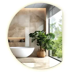 LED SPIEGEL 70 cm x 80 cm Unregelmäßiger Form Neutralweiß 4000K