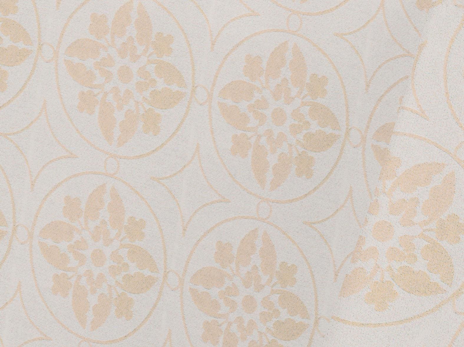 Tischdecke ADAM "Romantic Puligny" Gr. 1, beige (naturweiß), B:80cm L:80cm, Bio-Baumwolle, Tischdecken, Tischdecke, aus 100% Bio-Baumwolle