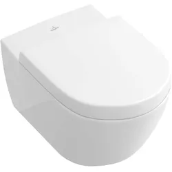 Villeroy & Boch, Toilette + Bidet, Tiefspl-WC Subway 2.0 wei wandhngend mit Beschichtung 560010R1