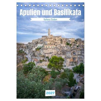 Apulien und Basilikata - Italiens Süden (Tischkalender 2027 DIN A5 hoch), CALVENDO Monatskalender