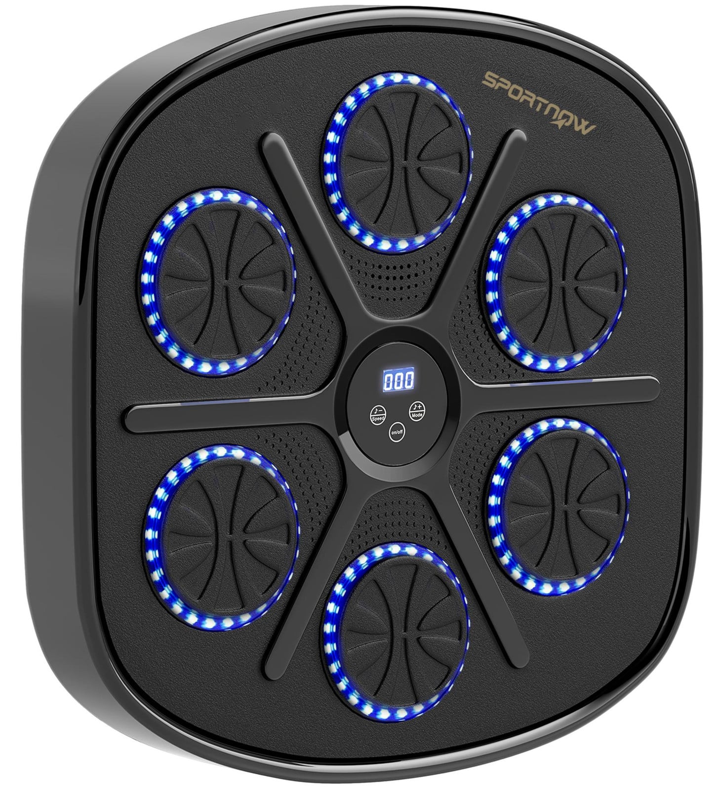 SPORTNOW Music Boxing Machine: elektronische Bluetooth-boxmachine met LED-verlichting