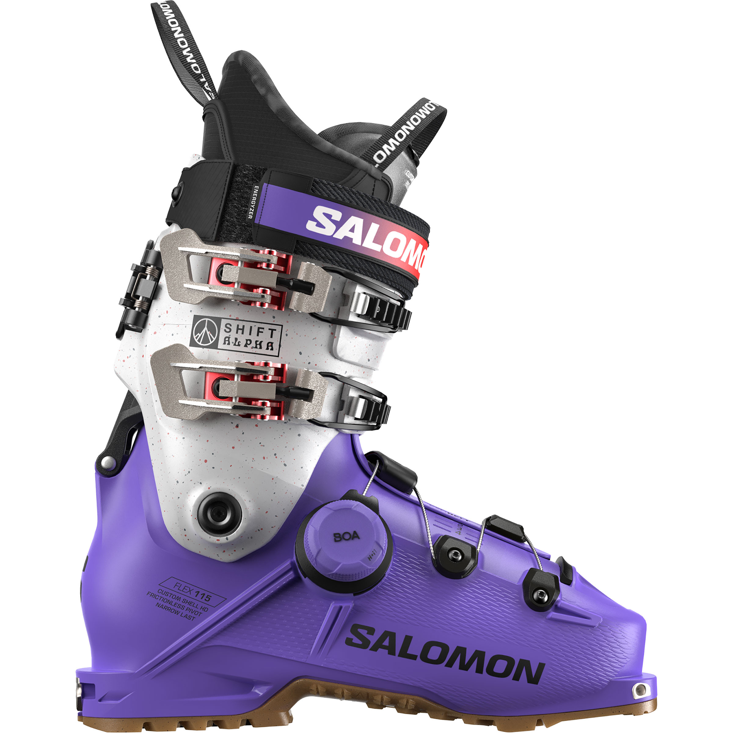 Salomon Shift Alpha Boa 115 Freerideskischuhe Damen Freerideskischuhe lila Größe 35 Freeride