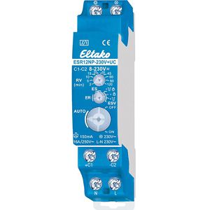 Eltako Stromstoßschalter ESR12NP-230V+UC, 230 V, 16 A, 1 Schließer, Hutschiene, elektronisch