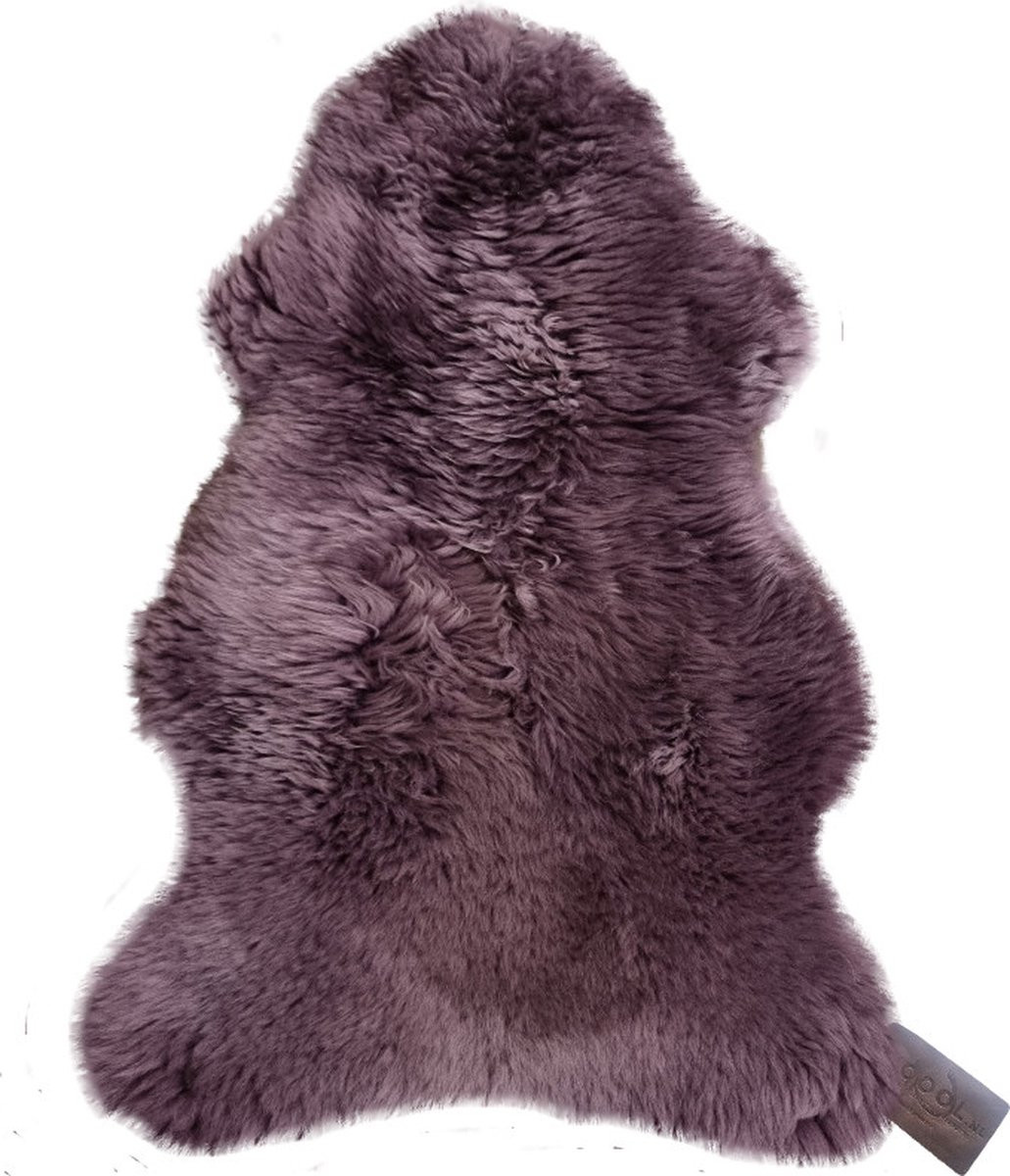 WOOOL Australische Schapenvacht - Paars - Maat M - 100x55 cm