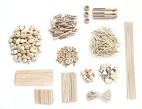 Kreativbox "Holz-Mix", 590 Teile