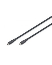DIGITUS USB Silicone connection cable USB-C 0.5m 3.2 Gen2 10G 4K 100W Kabel Digital/Daten 0,5 m (AK-300342-005-S)