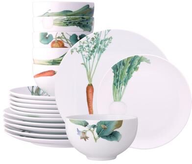 Noritake Kyoka Shunsai 18-Piece Dinnerware Set, Service for 6