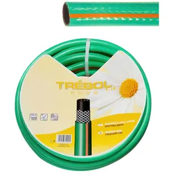 Saturnia Grüner geflochtener Trebol-Geflechtschlauch 15 mm. - 5/8" Rolle 50 Meter