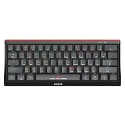 Marvo Hecate 61B (US) Schwarz / Mechanische Tastatur / RGB / USB / US-Layout (US, Kabelgebunden), Tastatur, Schwarz