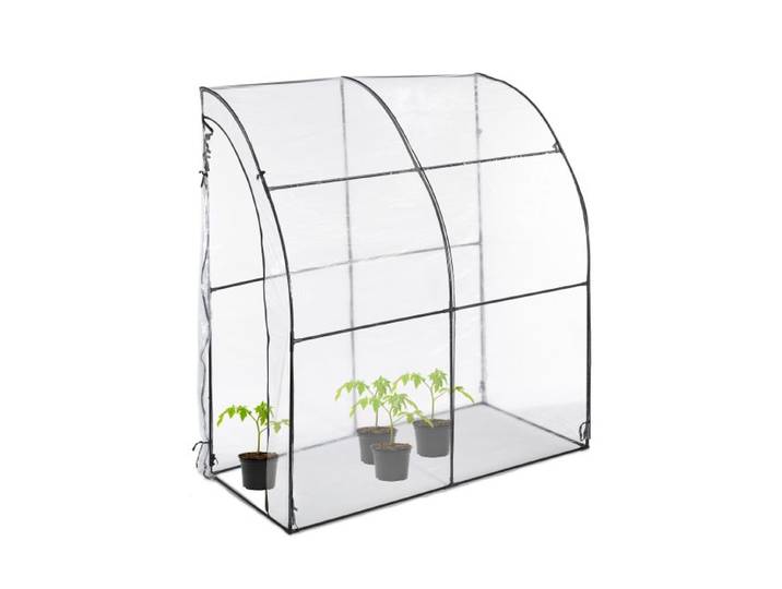 Relaxdays Begehbares Tomatengewächshaus mit Folie