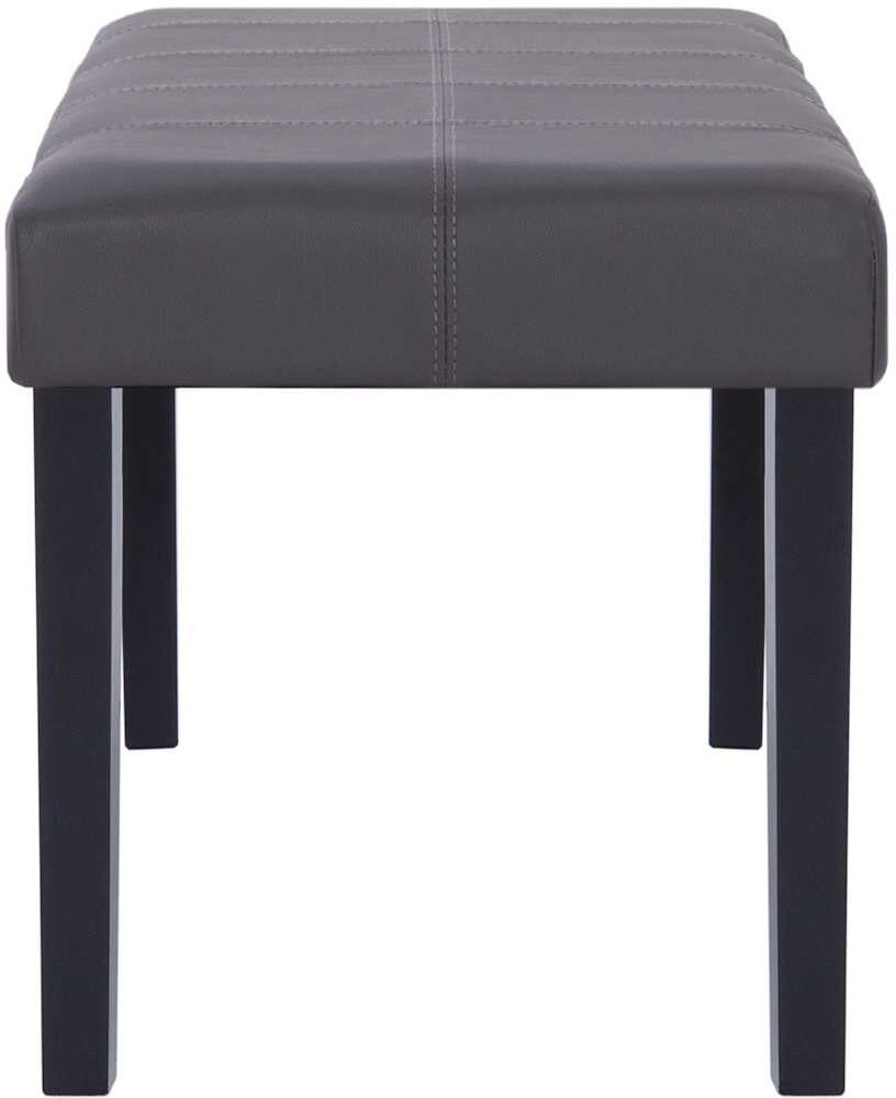 vidaXL Banc 106 cm Gris Similicuir