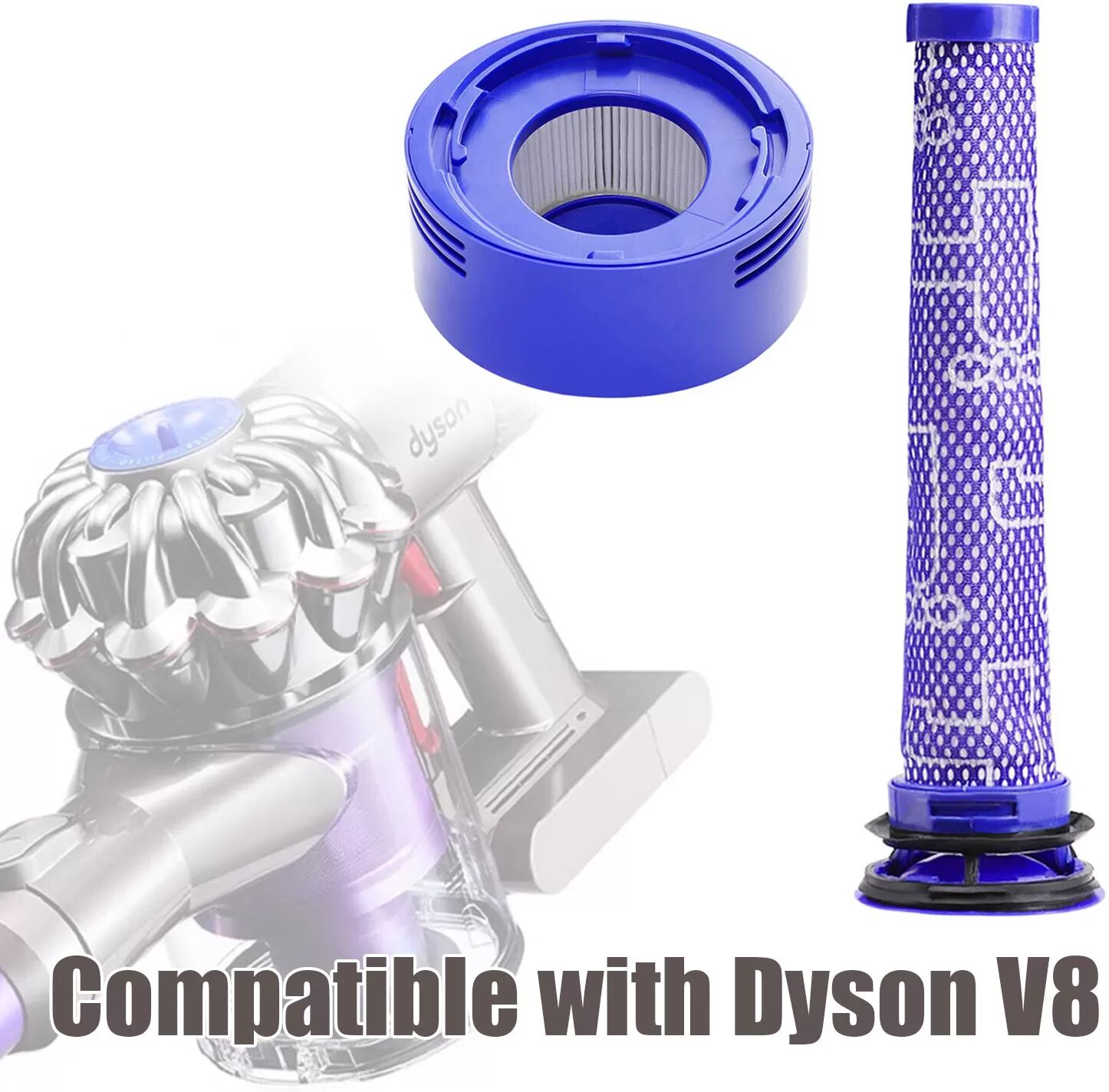 INF Pré-filtre et post-filtre pour l'aspirateur Dyson V8