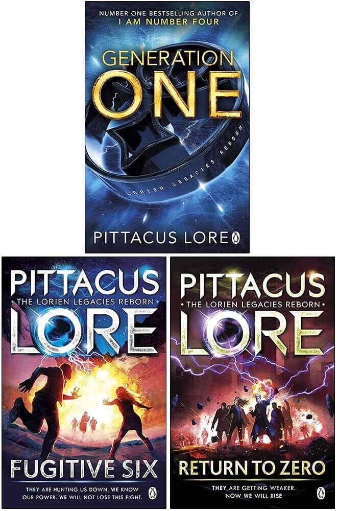 Lorien Legacies Reborn Series By Pittacus Lore: 3 Books Collection Set - Ages 13-17 - Paperback Penguin