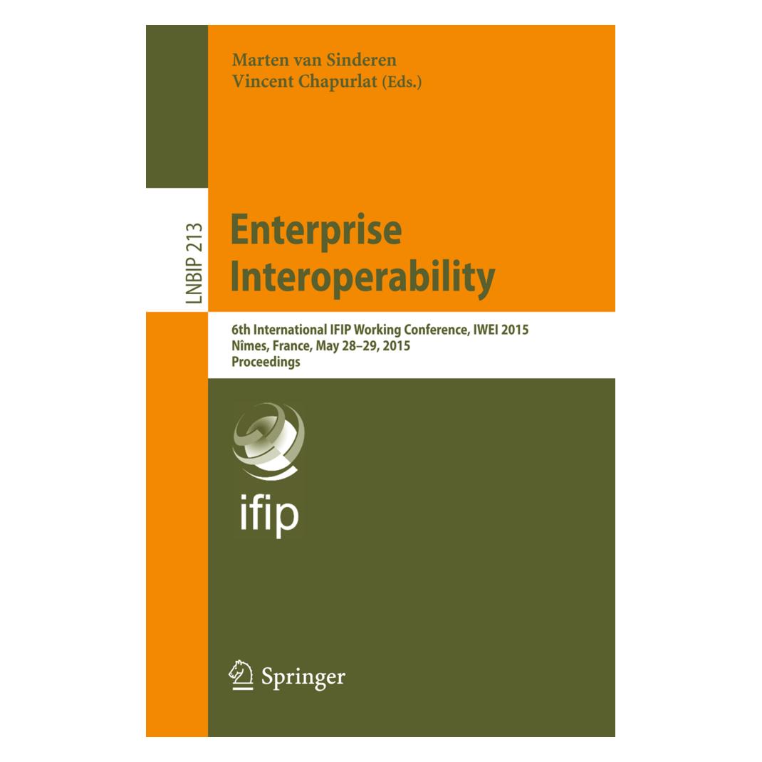 Springer Enterprise Interoperability (Englisch, Softcover, Marten van Sinderen, Vincent Chapurlat) (55587064)