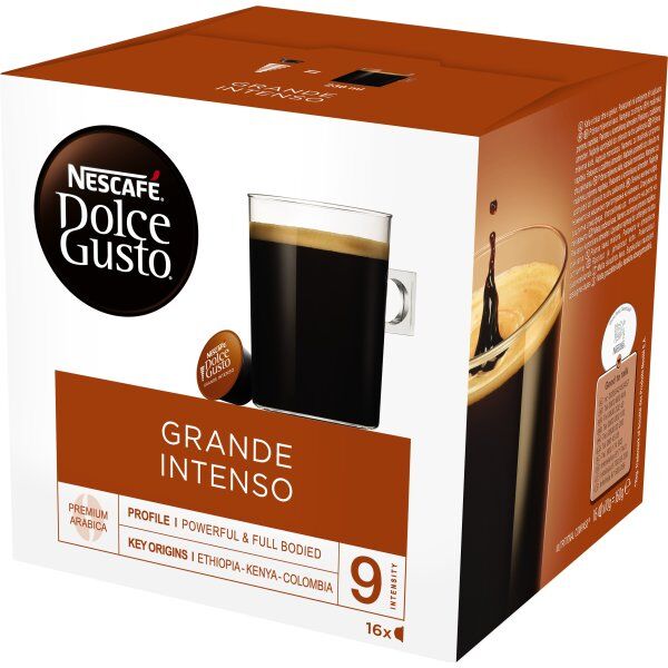 Nescafé Dolce Gusto Dolce Gusto Grande Intenso Kaffekapsler, 16 Stk.