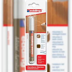 Möbel-Reparaturmarker edding 8900 nussbaum hell Packung mit 5 Stück