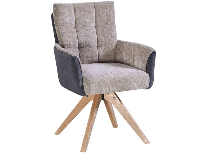 Stuhl ESTHER Stoff beige drehsitz