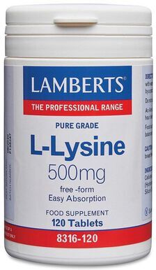Lamberts L-Lisina HCL 1000 mg 120 comprimidos