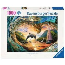 Ravensburger Puzzle - Erwachsenenpuzzle 1000 Teile - Sprung in den Sonnenuntergang