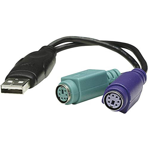Manhattan Dual PS/2 naar USB Converter - Zwart - 179027